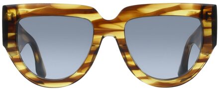 Vrouwen Zonnebril 53/19/145 mm Acetaat Bruin