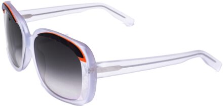 Vrouwen Zonnebril 55/12/130 mm Acetaat - maat Wit