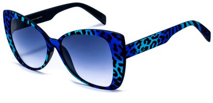 Vrouwen Zonnebril 55/16/140 mm Acetaat Blauw - One Size