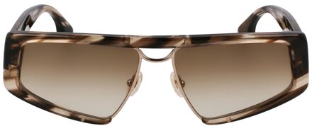 Vrouwen Zonnebril 57/15/145 mm Metaal Bruin