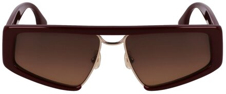 Vrouwen Zonnebril 57/15/145 mm Metaal Rood