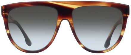 Vrouwen Zonnebril 58/14/145 mm Acetaat Bruin - One Size