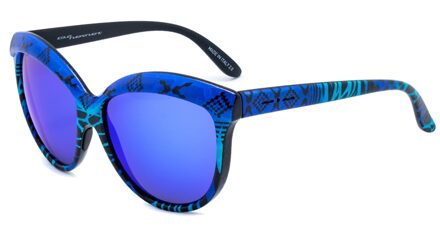 Vrouwen Zonnebril 58/20/140 mm Acetaat Blauw