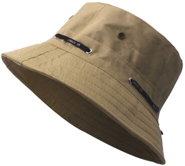 Vrouwen Zonnehoed Volwassen Mannen Cap Toevallige Outdoor Reizen Cap Pot Emmer Hoed Effen Kleur Zon Hoeden Voor Vrouwen Dames hoeden Chapeau Femme khaki