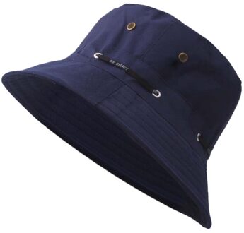 Vrouwen Zonnehoed Volwassen Mannen Cap Toevallige Outdoor Reizen Cap Pot Emmer Hoed Effen Kleur Zon Hoeden Voor Vrouwen Dames hoeden Chapeau Femme marine