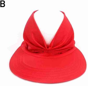 Vrouwen Zonneklep Hoed Cap Mode Vrouwen Zomer Zonnehoed Elastische Hollow Top Hoed Casual Viseras Para el Sol Mujer B