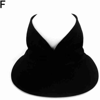 Vrouwen Zonneklep Hoed Cap Mode Vrouwen Zomer Zonnehoed Elastische Hollow Top Hoed Casual Viseras Para el Sol Mujer F