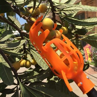 Vruchten Picking Tool Hooggelegen Fruit Picker Voor Bayberry Harvester Plukken Machine Picking Gereedschap Geen Behoefte Ladder Tarwe Veld wit