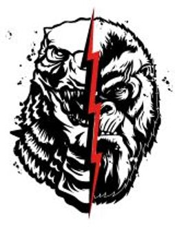 vs. Kong Unisex T-Shirt - White - S Wit