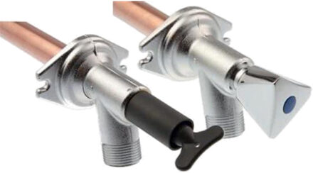 VSH Aqua-secure Vorstvrije Gevelkraan Gk116 Vernikkeld Chroom-chroom