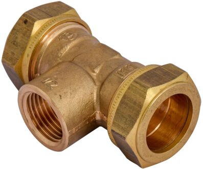 VSH Knel T-stuk 22mm X 1/2"f X 22mm
