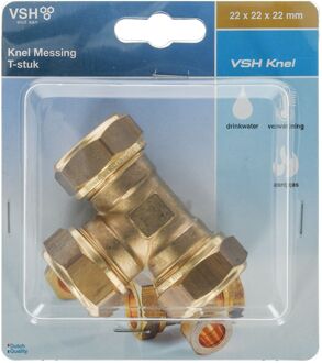 VSH Knel T-stuk 22x22x22mm