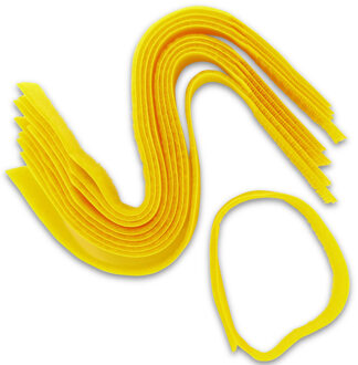VSI Koe herkenningsband klitterband 10 stuks geel