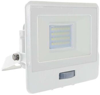 VT-128S LED schijnwerper met sensor - 20 W - 1510 Lm - 4000K - Wit