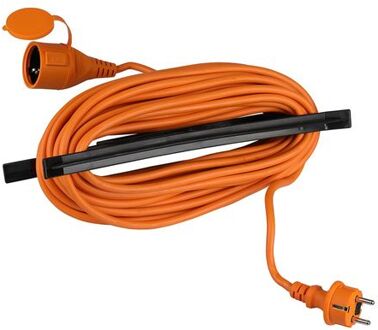 VT-3002-15 Verlengkabels voor zwaar gebruik - Oranje&Zwart - Oranje, Zwart
