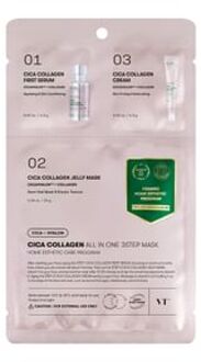 VT Cica Collagen All In One 3step Mask 1.5g + 24g +1.5g