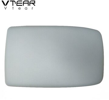 Vtear Voor Toyota Highlander Kluger Auto Armsteun Cover Leather Pad Center Console Kussen Cap Styling Accessoires Decoratie grijs