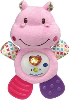 VTech bijtring nijlpaard roze 20 cm