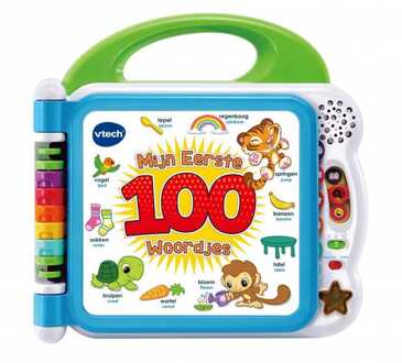 VTech kinderboek Mijn Eerste 100 Woordjes blauw Multikleur