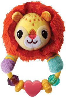 VTech Rammelaar Dierenvriendjes Leeuw 19,1 Cm Pluche Rood