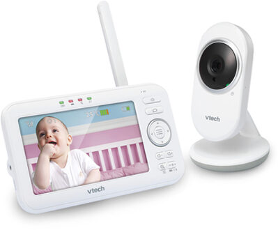 vtech ® Video babyfoon VM 5252 met 5 LCD-scherm Wit