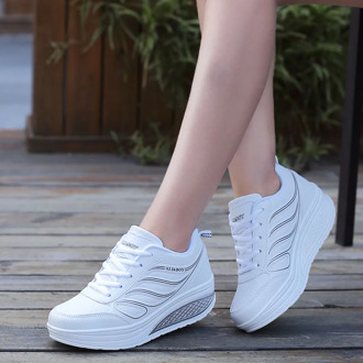 VTOTA Designer White Platform Sneakers Casual Shoes Women Tenis Feminino Women Wedges Shoes Footwear Basket Femme trainers women