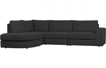 vtwonen Hoekbank 'Family' Links, Woven, kleur Antraciet