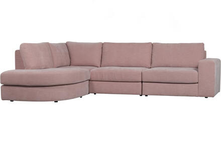 vtwonen Hoekbank 'Family' Links, Woven, kleur Roze