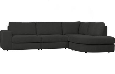 vtwonen Hoekbank 'Family' Rechts, Woven, kleur Antraciet