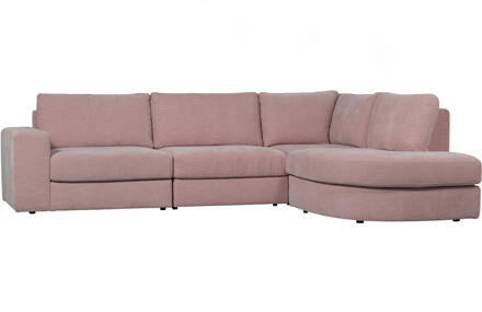 vtwonen Hoekbank 'Family' Rechts, Woven, kleur Roze