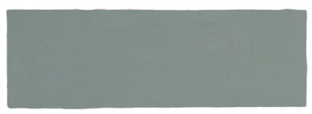 vtwonen Mediterranea Wandtegel 13x40cm 9mm witte scherf Seagreen 1339496 Seagreen Glans (Blauw)