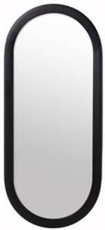 vtwonen Ovale Spiegel - Ovaal - Zwart - 70cm