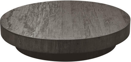 vtwonen Ronde Salontafel 'Shield Too' MDF, 100cm Donkerbruin