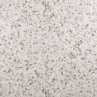 vtwonen terrazzo Vloer- en wandtegel 60x60cm Gerectificeerd mat ice flakes 1915328 Ice Flakes Mat (Wit)