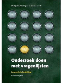 Vu Uitgeverij Onderzoek met vragenlijsten - Boek Wil Dijkstra (908659669X)