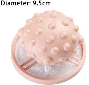 Vuile Fiber Collector 3 Kleuren Wasserij Bal Schoonmaken Ballen Zak 1 Stuks Pp/Polyester Voor Ontharing Wasserijbenodigdheden Roze