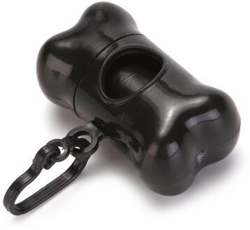 Vuilniszak Dispenser Hond Afval Tas Houder Reinigen Huisdier Afval Bag Carrier Case Hond Levert Hond Vuilniszak Dispenser zwart