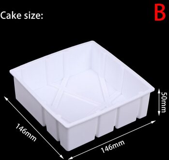 Vulkanisch Gesteente Siliconen Cakevorm Mousse Pan 3D Bakvorm Voor Muffin Gebak