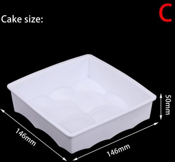Vulkanisch Gesteente Siliconen Cakevorm Mousse Pan 3D Bakvorm Voor Muffin Gebak