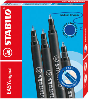 vulling Easy Original, medium, blauw, doos met 20 stuks