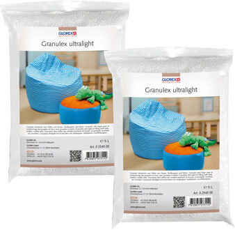 vulmateriaal - 10 liter voor knuffels/kussens - wit - piepschuim balletjes