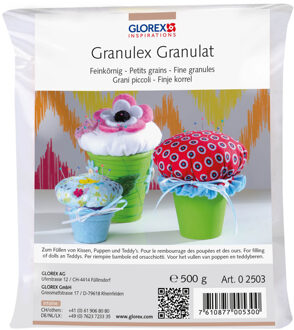 vulmateriaal - 500 gram voor knuffels/kussens - wit - Granulex fijne korrels