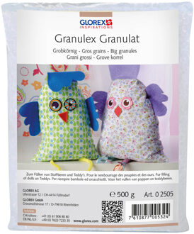 vulmateriaal - 500 gram voor knuffels/kussens - wit - Granulex grove korrels