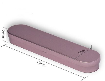 Vulpen Doos Metalen Etui School Briefpapier Doos Voor Kinderen Student Pen Case Leuke Tin Box Multifunctionele Opbergdoos roos goud