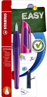 Vulpen stabilo easybuddy linkshandig medium Paars/magenta blister