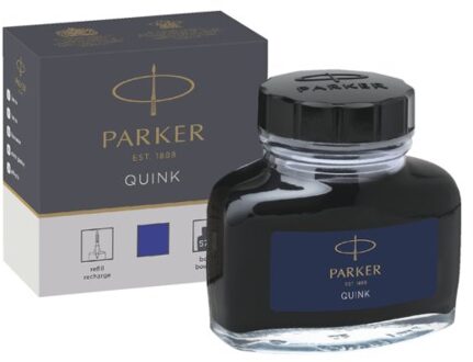 Vulpeninkt Parker Quink permanent 57ml blauw