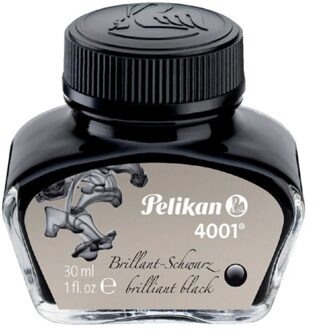 Vulpeninkt Pelikan 4001 30ml briljant zwart