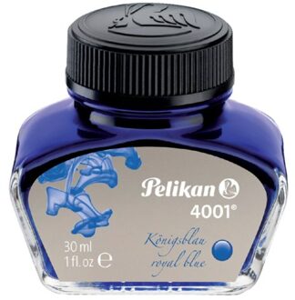 Vulpeninkt Pelikan 4001 30ml koningsblauw