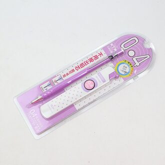 Vulpotlood 0.4Mm Kawaii Plastic Set Automatische Potlood Professionele Schilderen En Schrijven Schoolbenodigdheden 1 paars-0.4mm