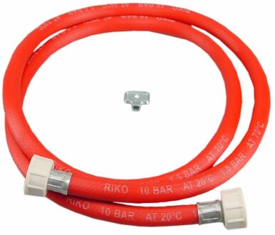 Vulslangset rood + 3/4 wartels recht compleet 500 cm. Aqua Splash